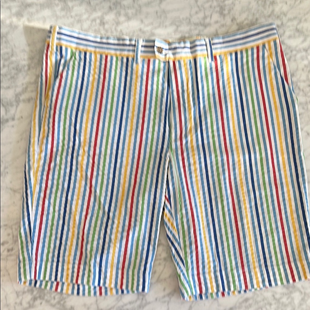 Colorful Striped Shorts
